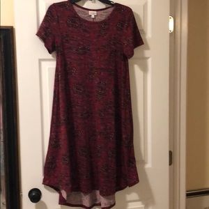 LulaRoe xs maroon Carly
